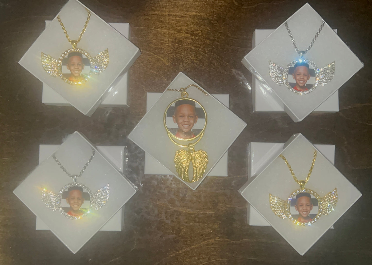 Memorial Angel Wing Necklace