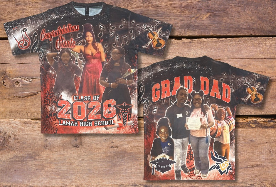 3D Graduation Shirt