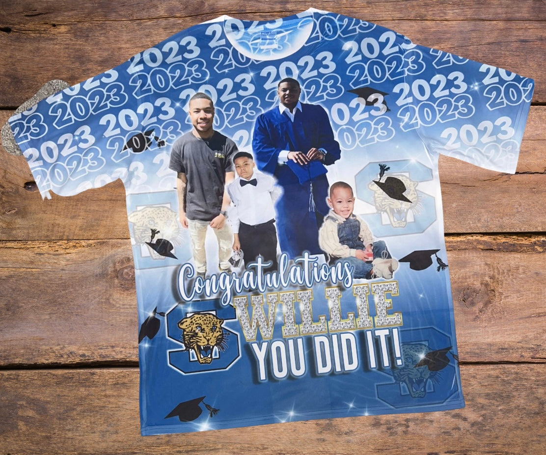 3D Graduation Shirt