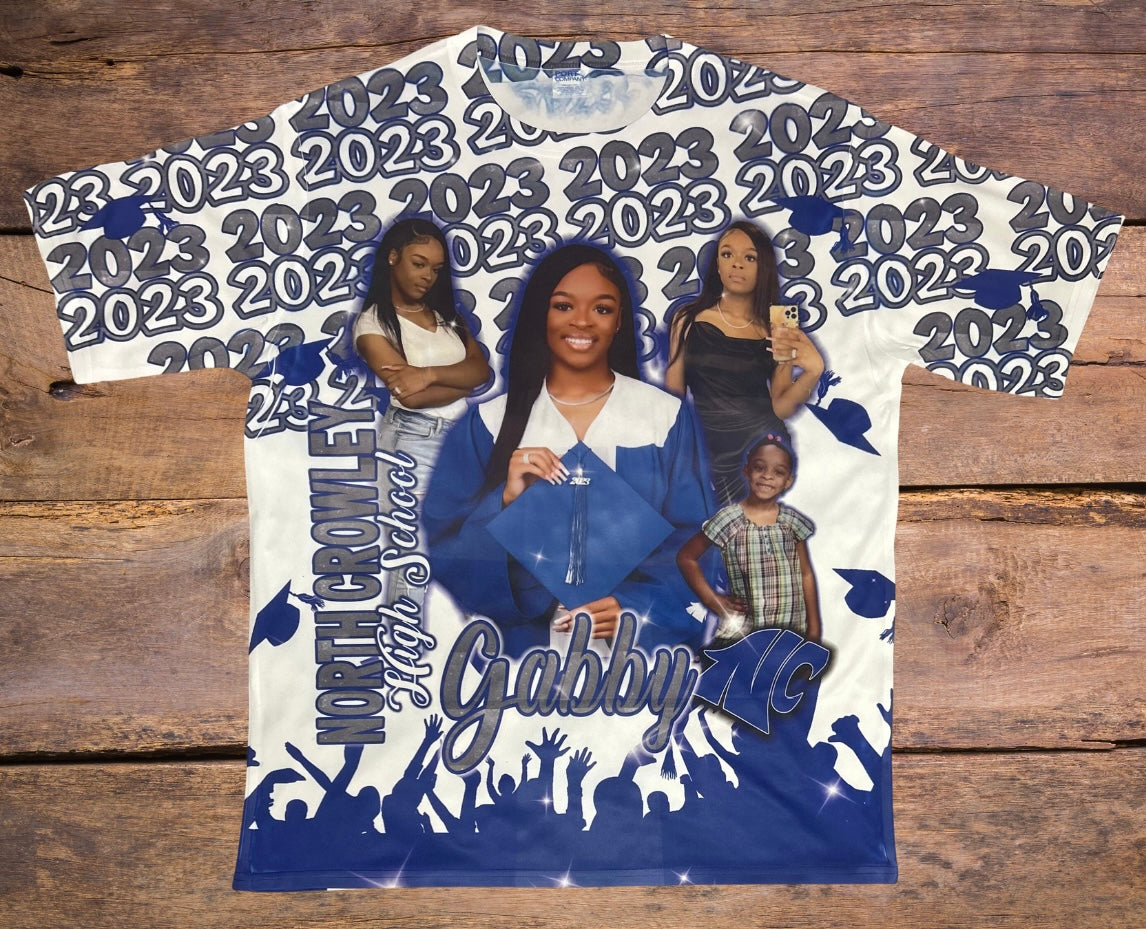 3D Graduation Shirt