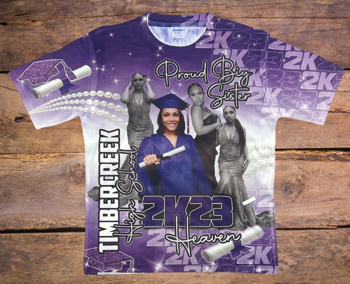 3D Graduation Shirt