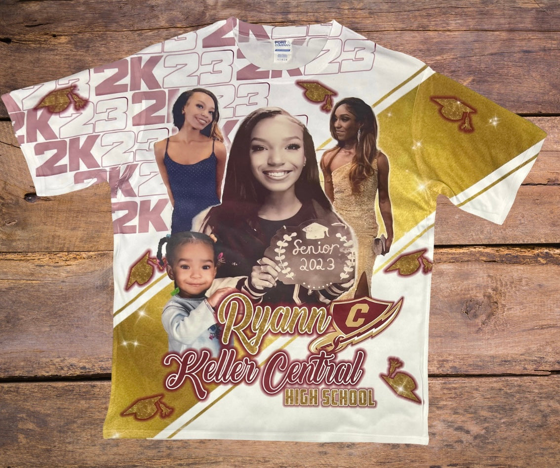 3D Graduation Shirt