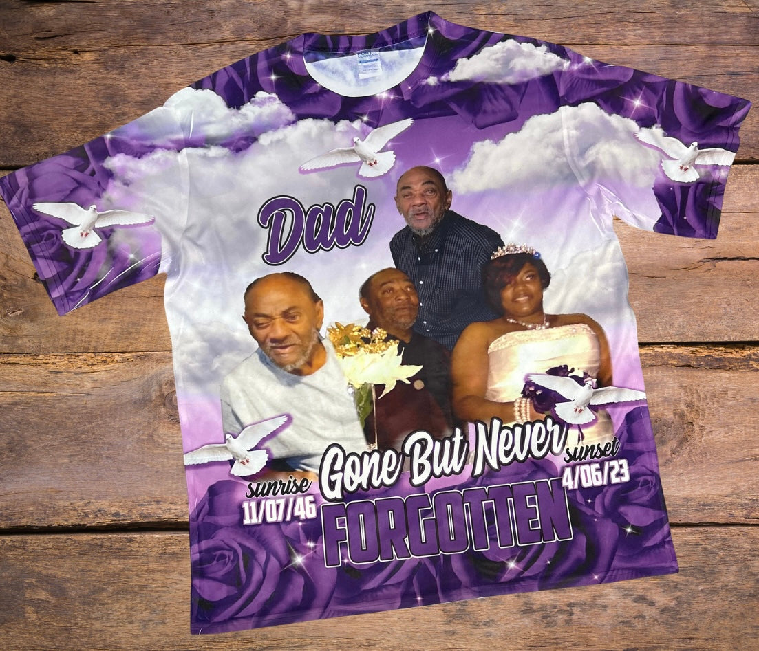 3D Roses Memorial Shirt