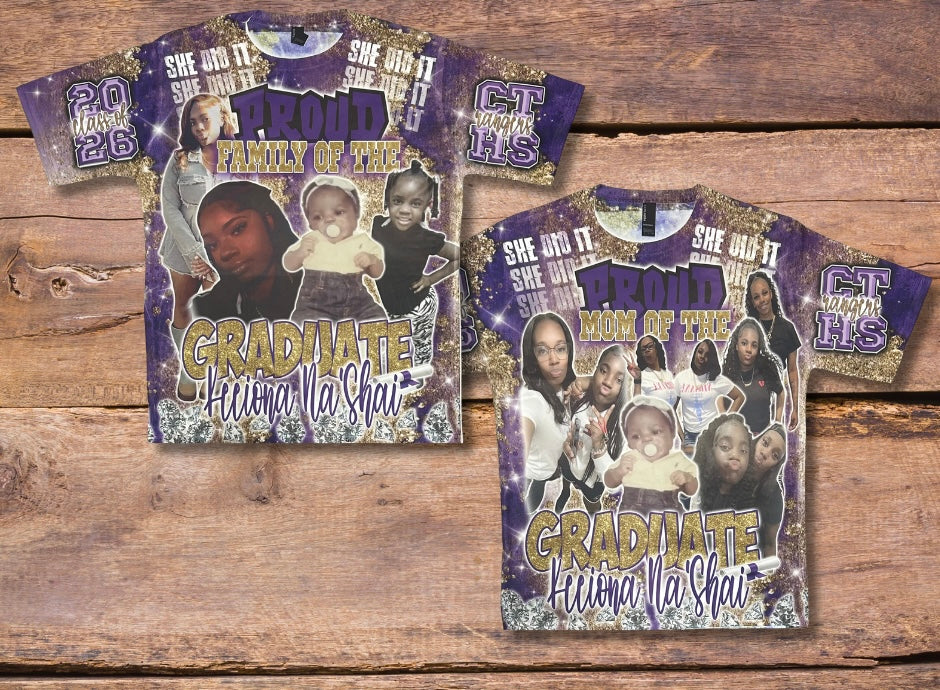 3D Graduation Shirt
