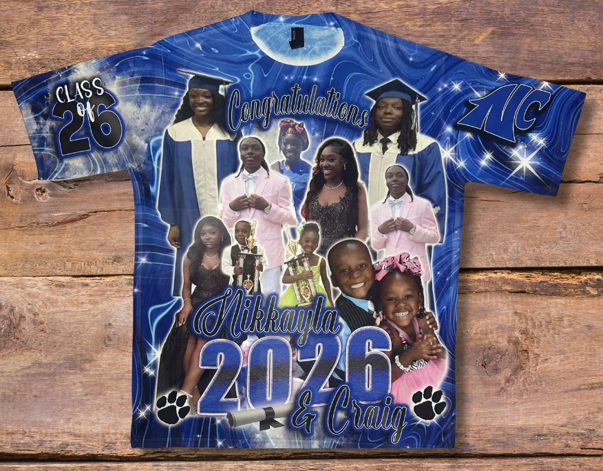 3D Graduation Shirt