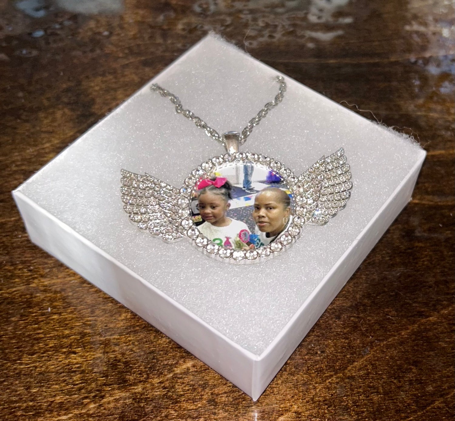 Custom angel 2025 wing necklace