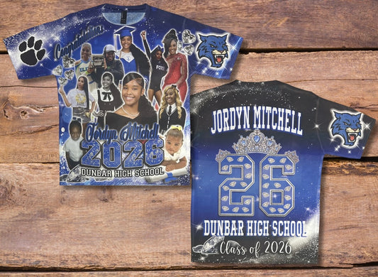3D Graduation Shirt