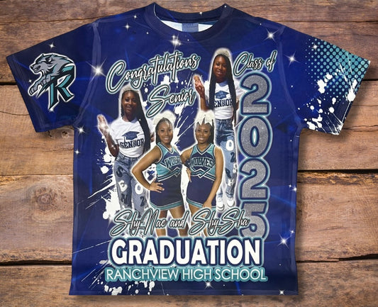 3D Graduation Shirt