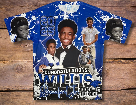 3D Graduation Shirt