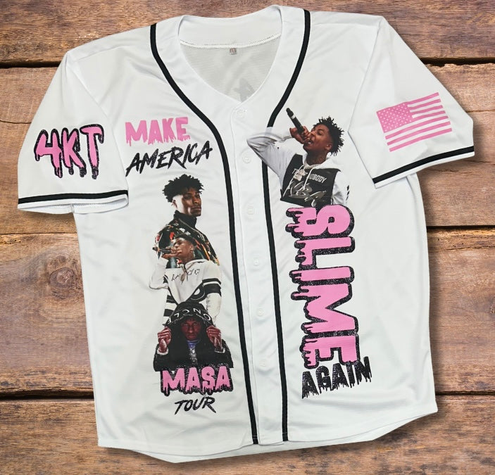 Baseball Button Down Jersey