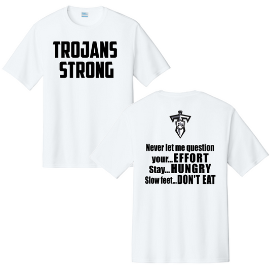 Trojans Strong - White Practice Jersey