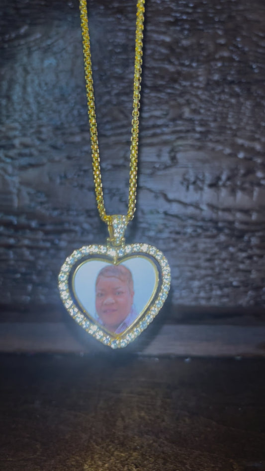Rotating Heart Necklace