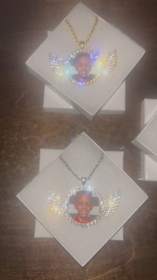 Memorial Angel Wing Necklace