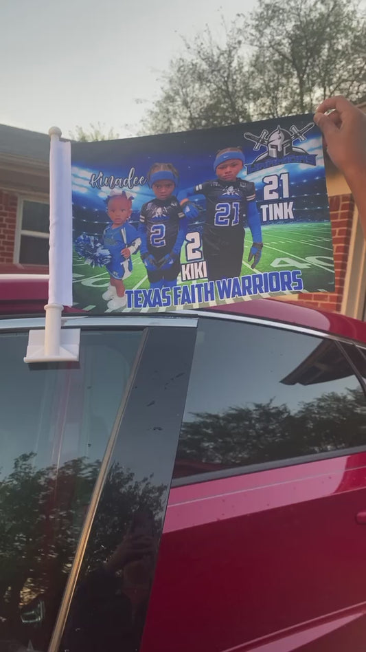 Car Window Flag