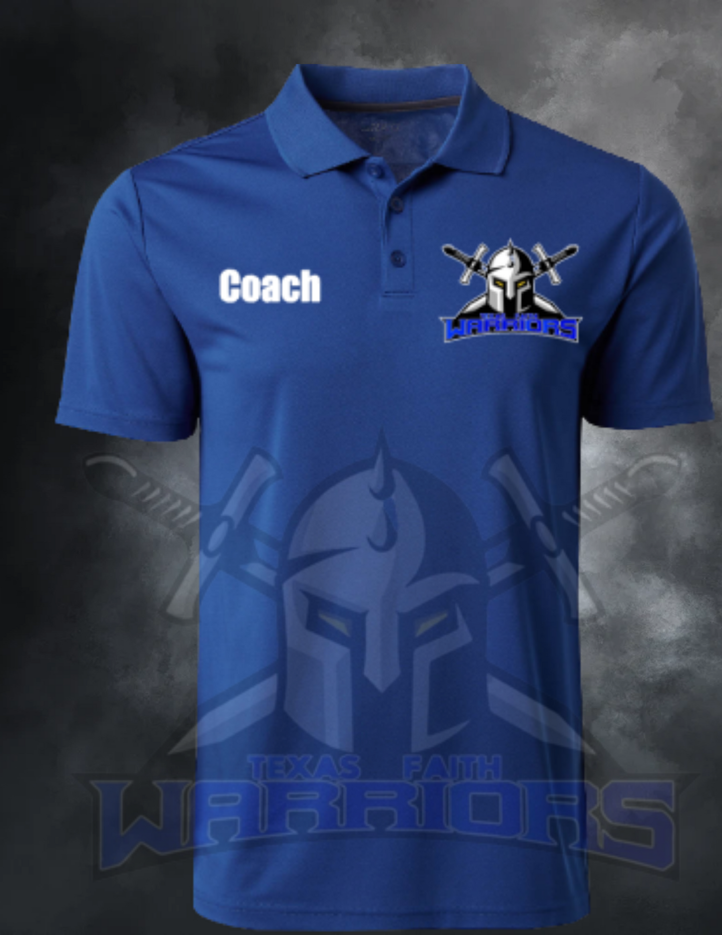 Texas Faith Warriors Coach Polo