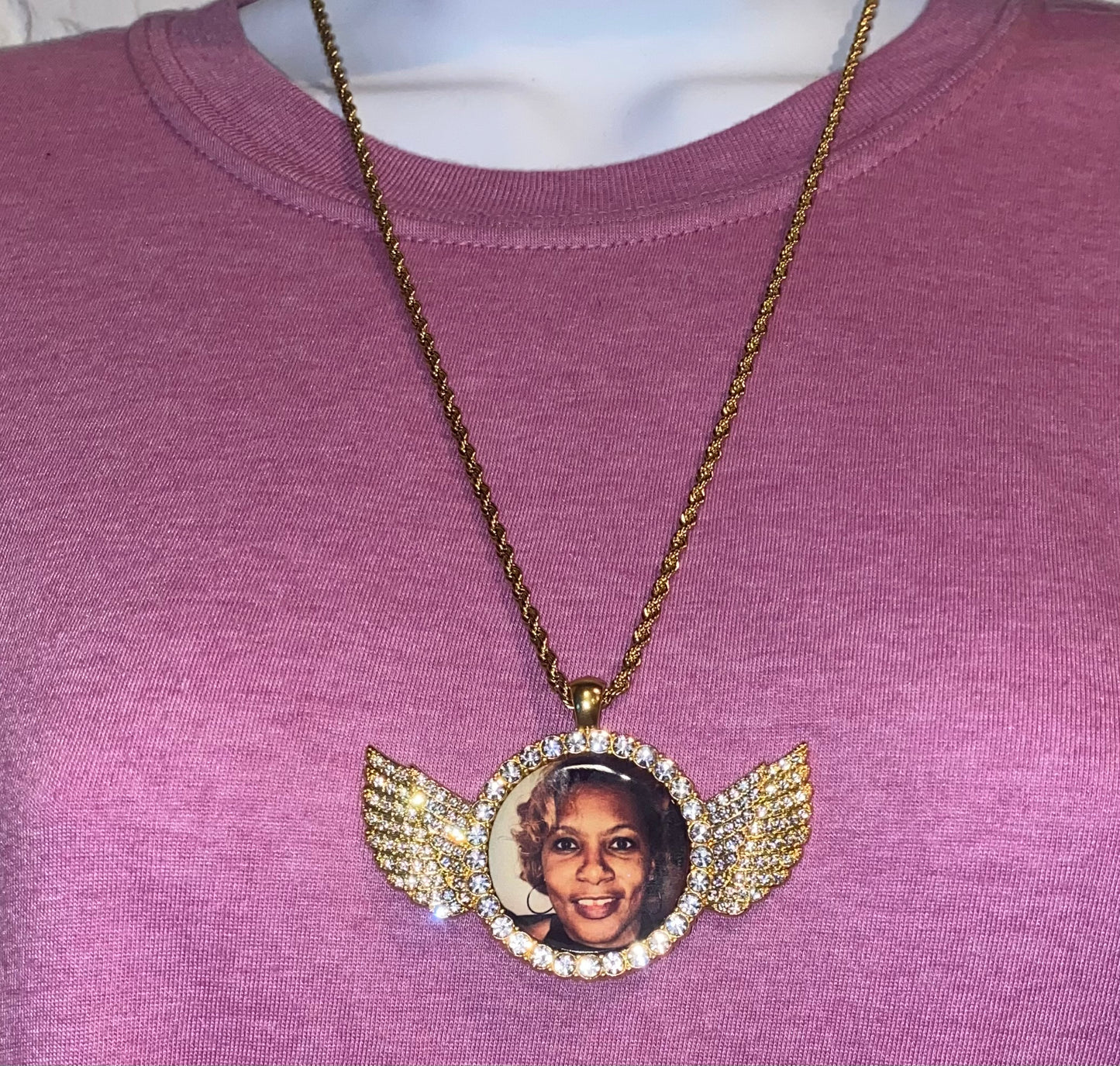 Memorial Angel Wing Necklace