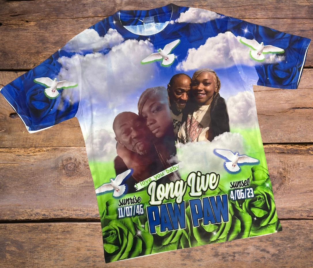 3D Roses Memorial Shirt