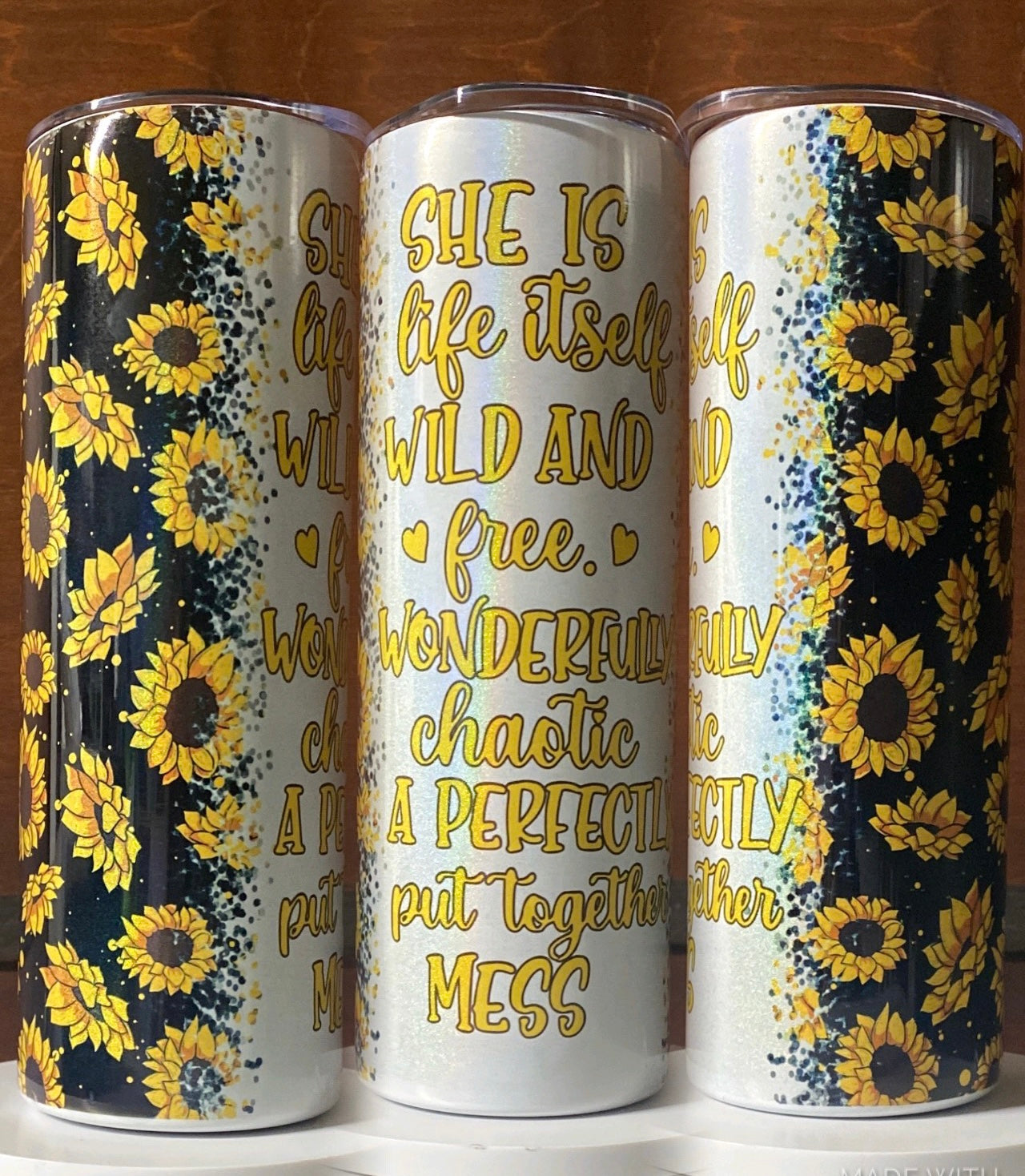 Wild and Free 🌻Tumbler