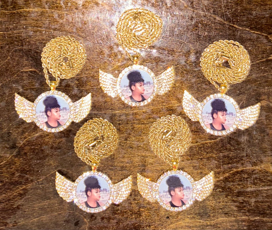 Memorial Angel Wing Necklace