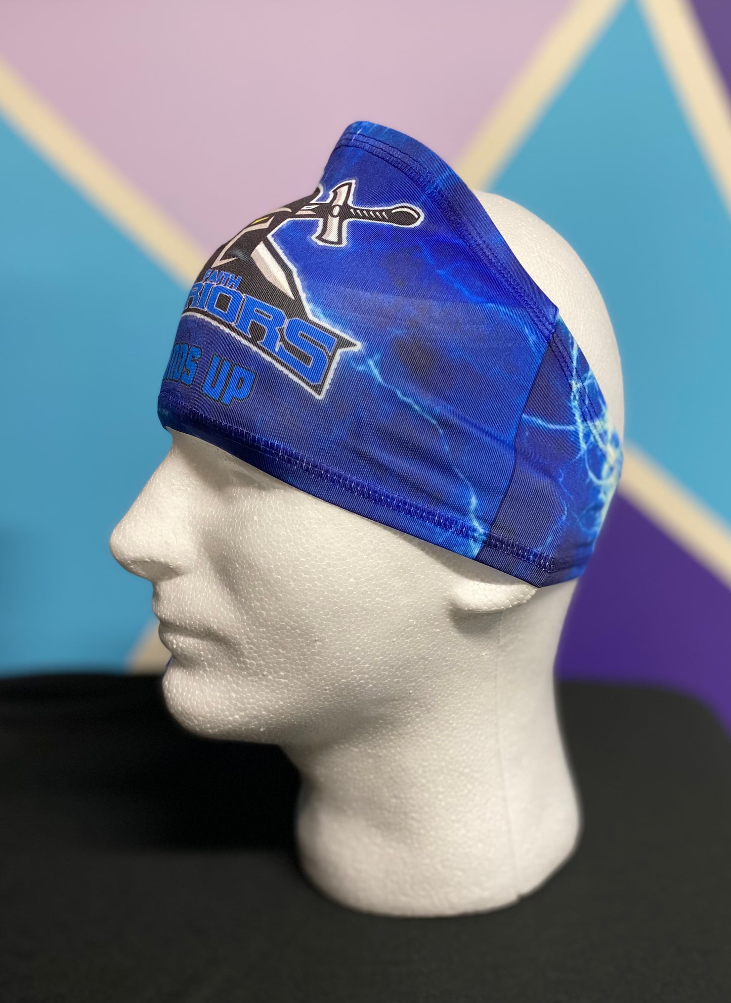 Texas Faith Warriors Skull Head wrap